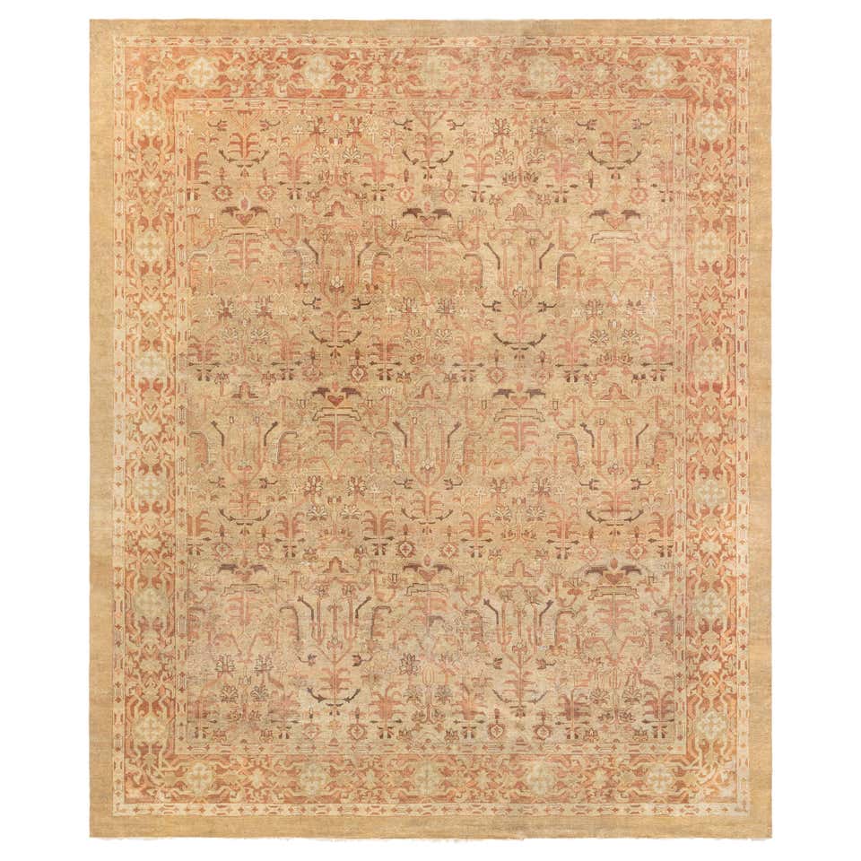 Doris Leslie Blau Authetic Indian Amritsar Hand-knotted Wool Rug For ...