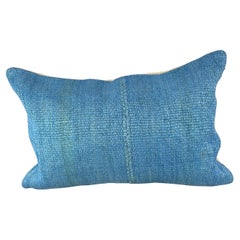 16 x 24 Hemp Pillow Turkish Cushion Natural Blue Pillow Cushion Cover #6230