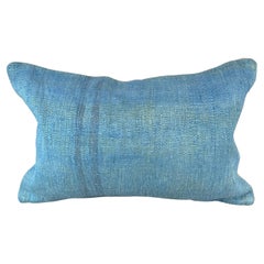 16 x 24 Cojín de cáñamo Cojín turco Cojín azul natural Funda de cojín #6229