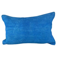 16 x 24 Cojín de cáñamo Cojín turco Cojín azul natural Funda de cojín #6245