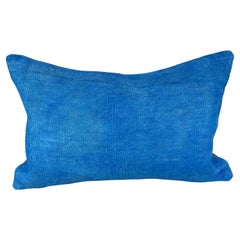 16 x 24 Cojín de cáñamo Cojín turco Cojín azul natural Funda de cojín #6247