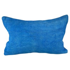 16 x 24 Cojín de cáñamo Cojín turco Cojín azul natural Funda de cojín #6246