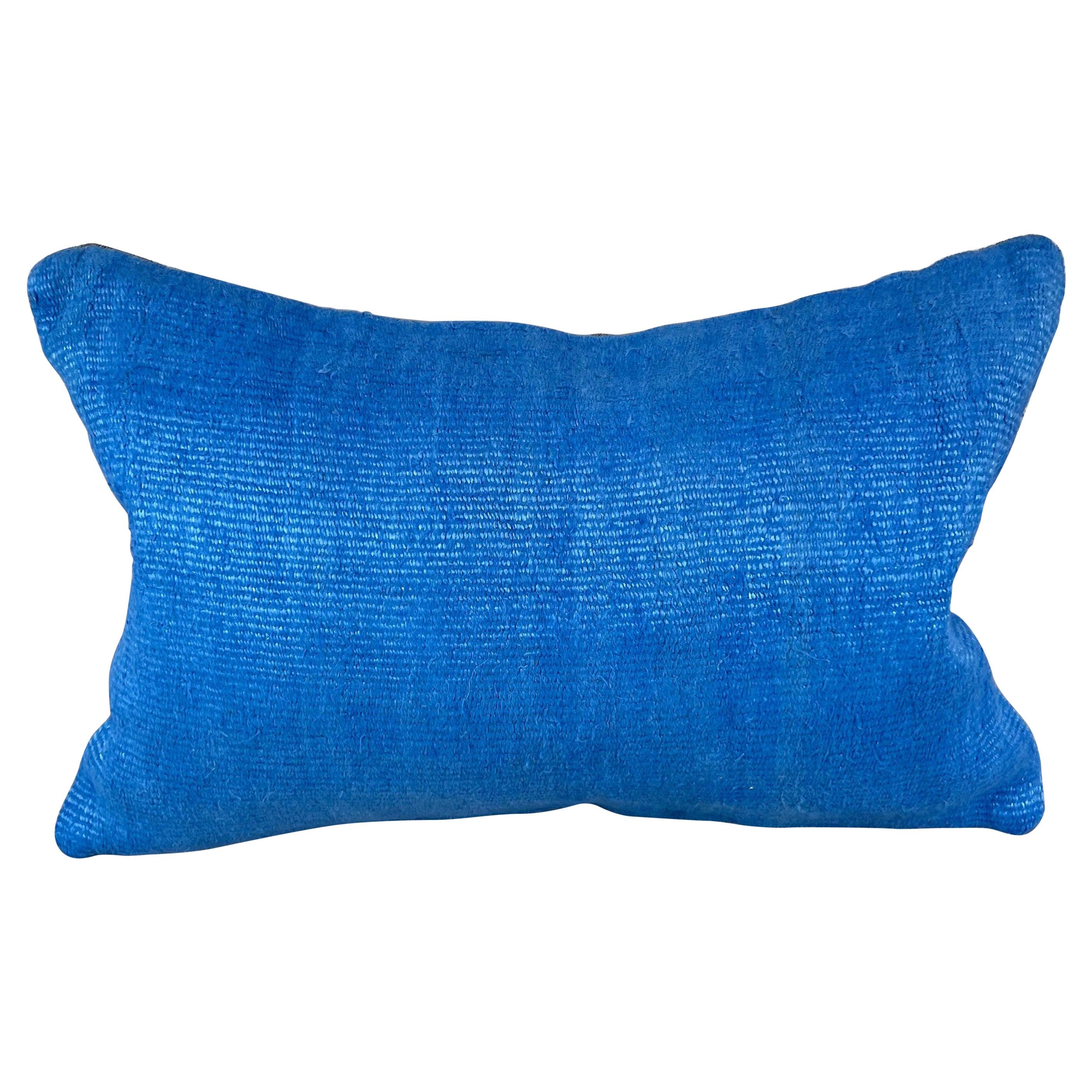 16 x 24 Cojín de cáñamo Cojín turco Cojín azul natural Funda de cojín #6241 en venta