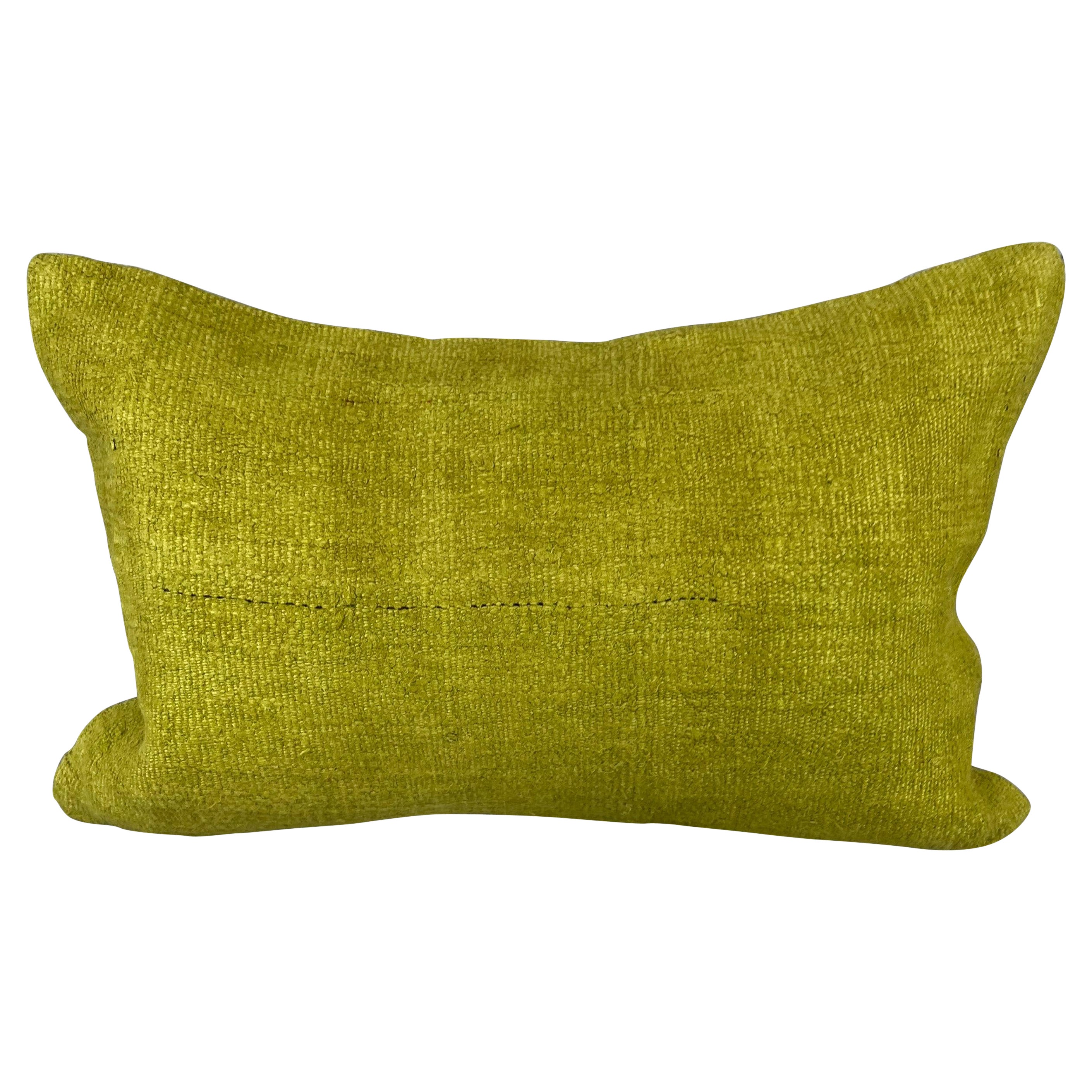 16 x 24 Almohada de cáñamo Cojín turco Almohada verde natural Funda de cojín #6388