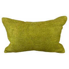 16 x 24 Almohada de cáñamo Cojín turco Almohada verde natural Funda de cojín #6383
