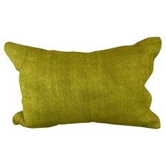 16 x 24 Almohada de cáñamo Cojín turco Almohada verde natural Funda de cojín #6385
