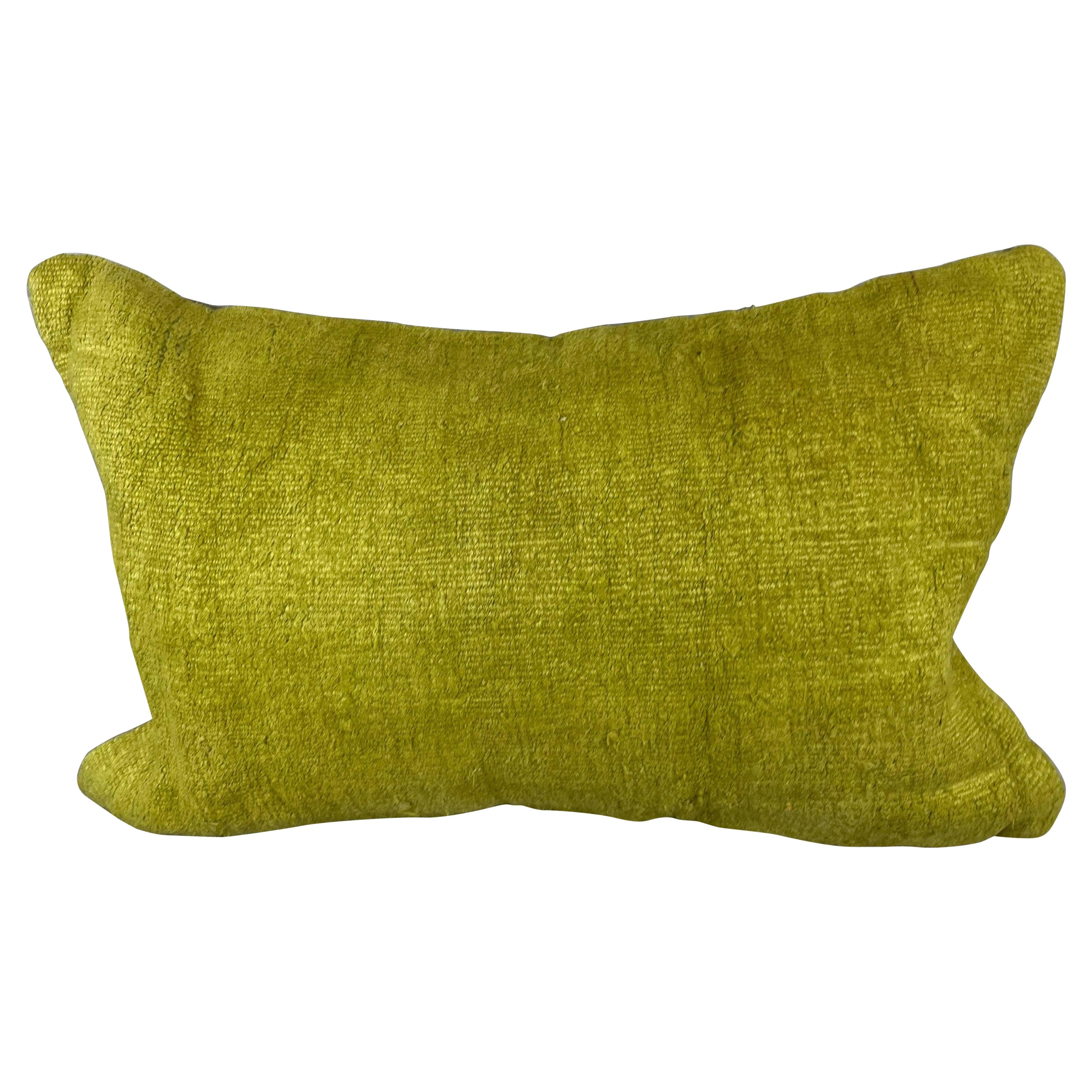 Coussin d'oreiller turc coussin vert naturel 16 x 24 n° 6384