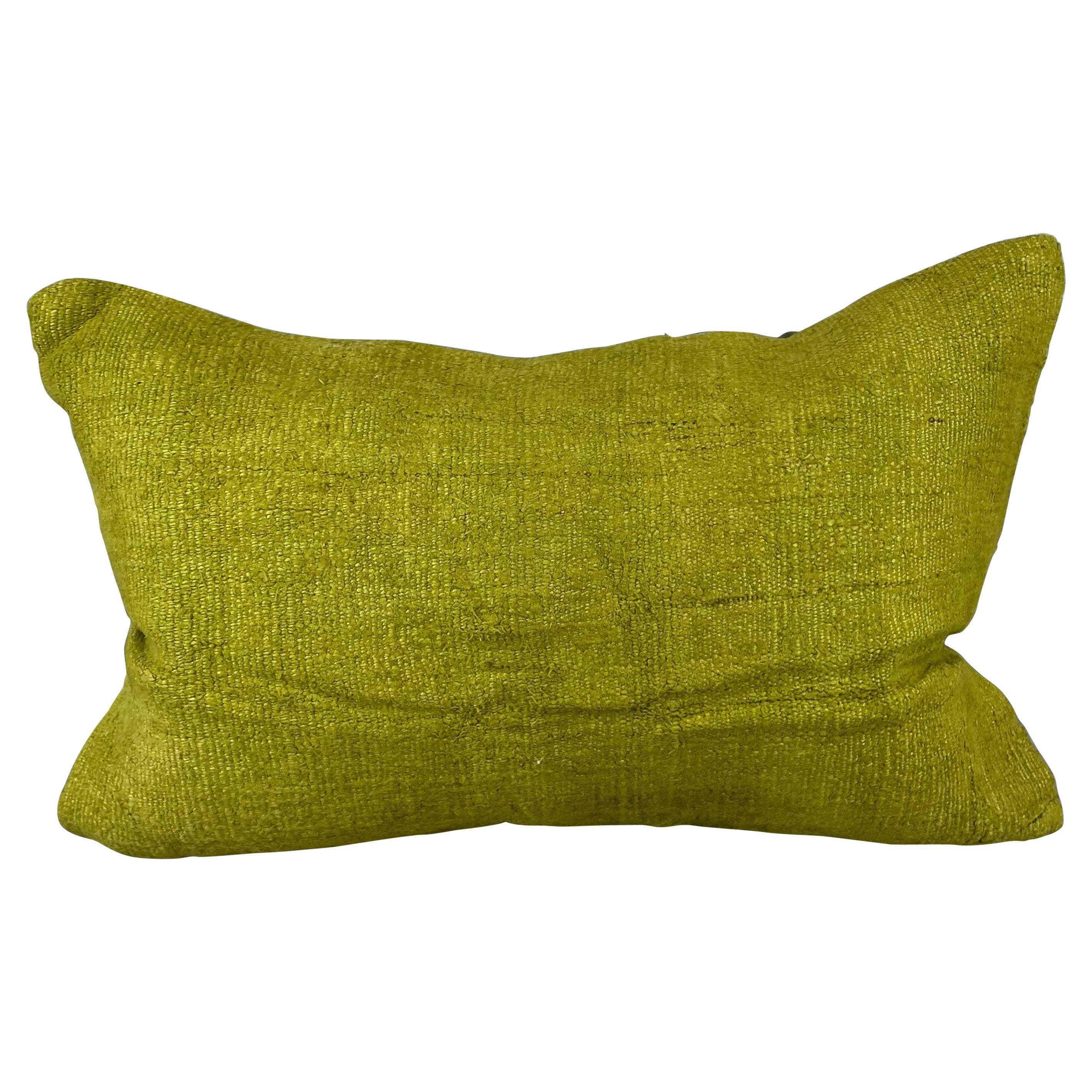 16 x 24 Hemp Pillow Turkish Cushion Natural Green Pillow Cushion Cover #6368