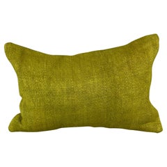 16 x 24 Almohada de cáñamo Cojín turco Almohada verde natural Funda de cojín #6372