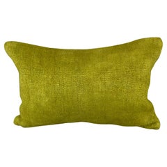 16 x 24 Almohada de cáñamo Cojín turco Almohada verde natural Funda de cojín #6378