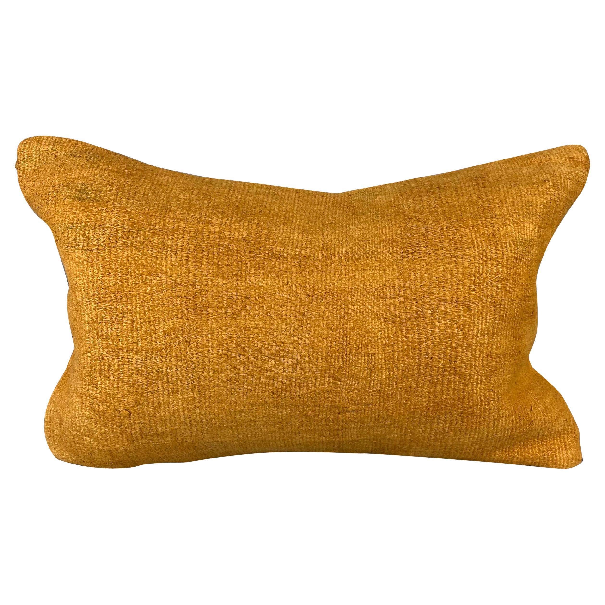 16 x 24 Hemp Pillow Turkish Cushion Natural Orange Pillow Cushion Cover #6262