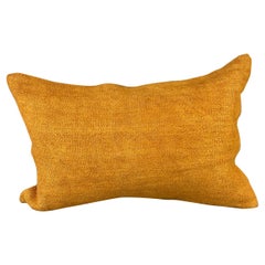 16 x 24 Hemp Pillow Turkish Cushion Natural Orange Pillow Cushion Cover #6260