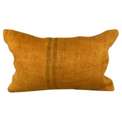 16 x 24 Hemp Kissen Türkisches Kissen mit natürlichem orangefarbenem Kissen-Kissenbezug #6273