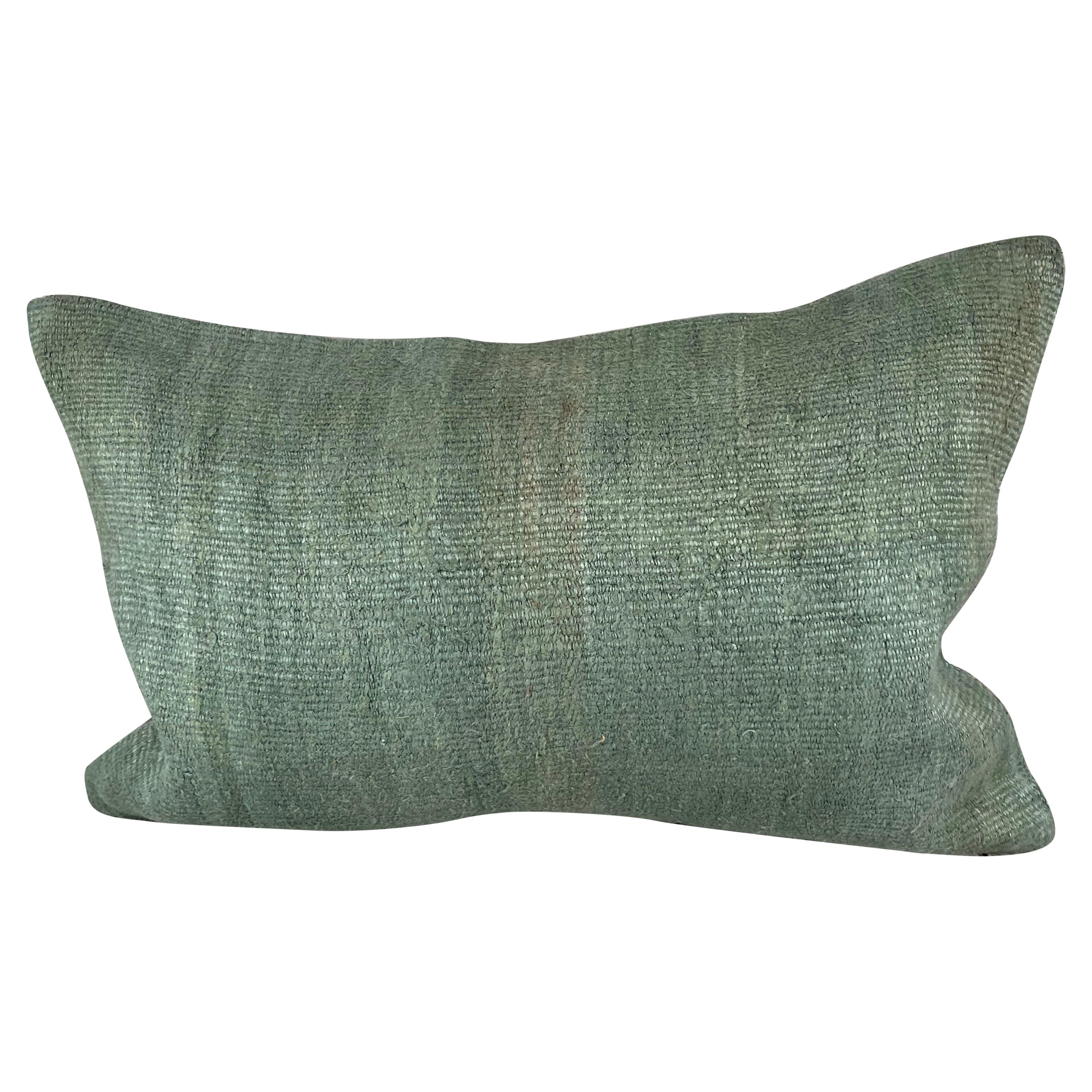 16 x 24 Cojín Turco de Cáñamo Natural Verde Español Funda de Cojín #6035