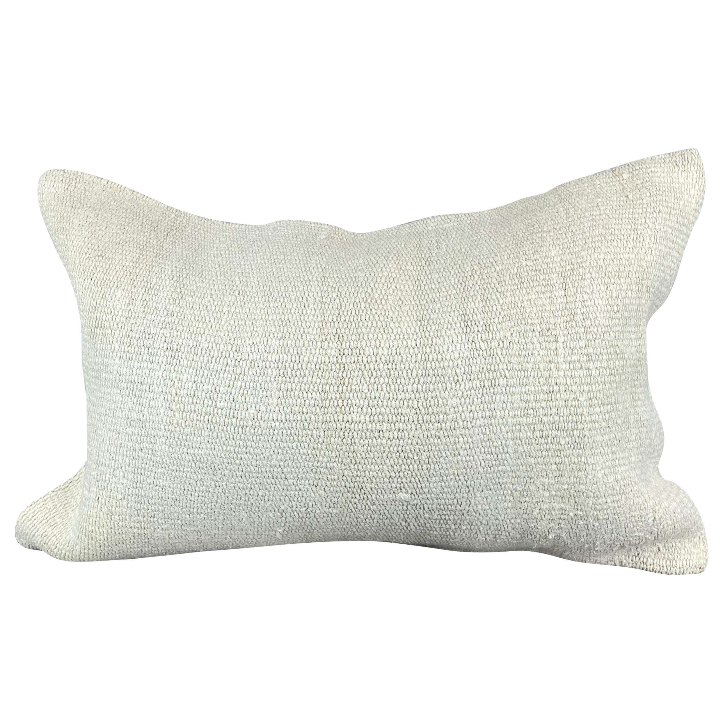 16 x 24 Cáñamo Almohada Cojín Turco Blanco Natural Almohada Funda Cojín #6123