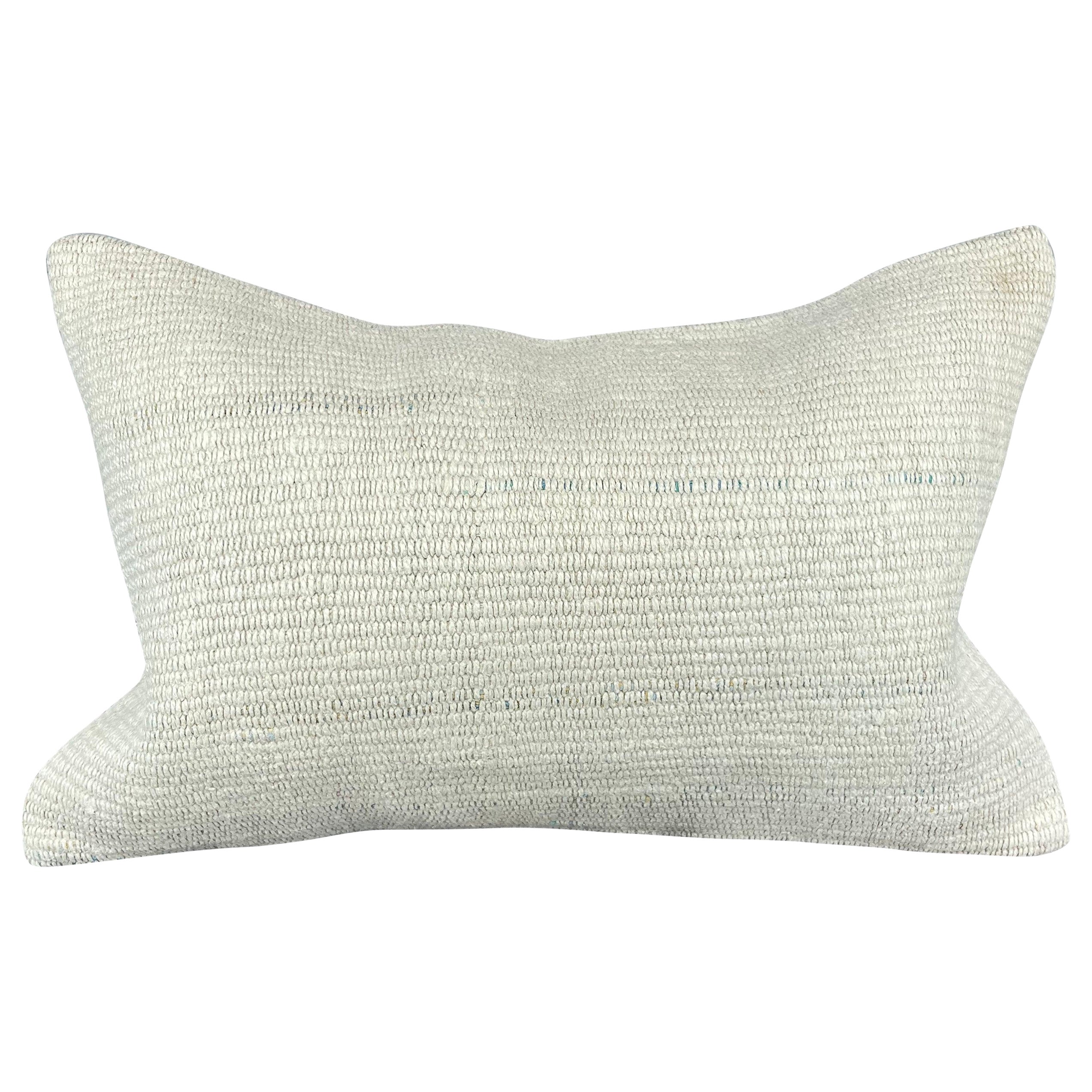 16 x 24 Cáñamo Cojín Turco Cojín Blanco Natural Funda de Cojín #6133