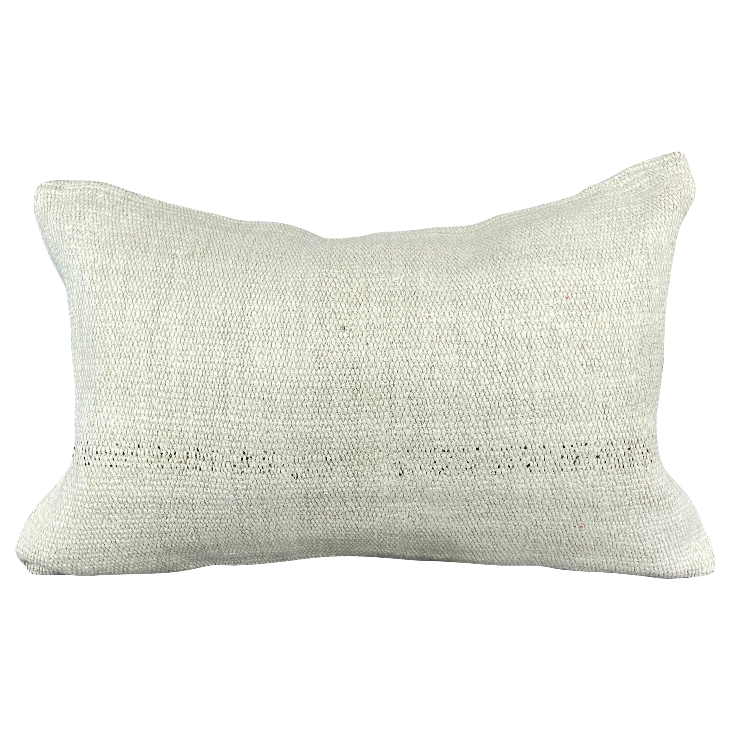 16 x 24 Cáñamo Almohada Cojín Turco Blanco Natural Almohada Funda Cojín #6102