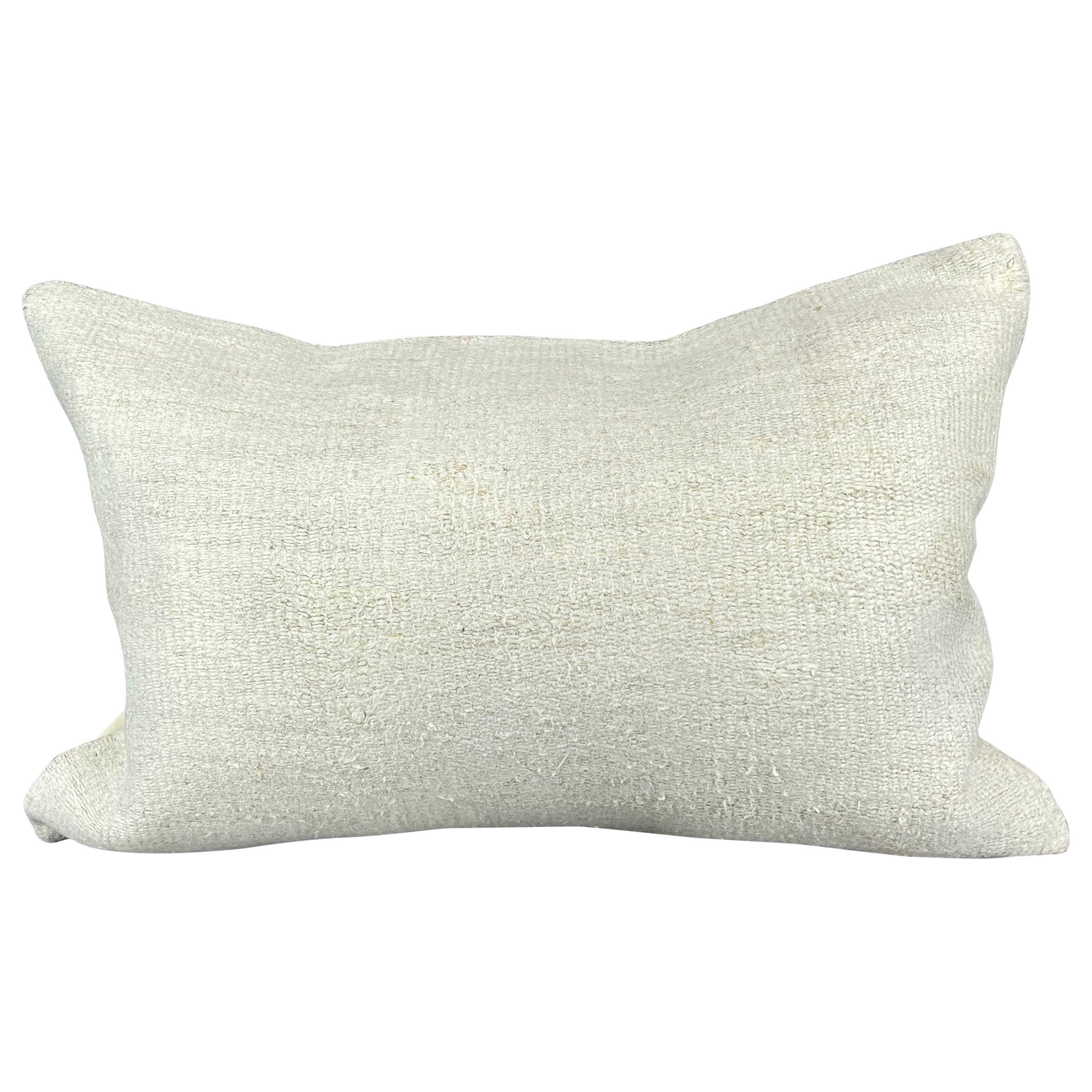 16 x 24 Cuscino in Canapa Cuscino Turco Nature Bianco Cuscino Copricuscino #6106