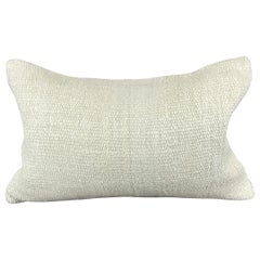 16 x 24 Cojín de cáñamo Cojín turco Cojín blanco natural Funda de cojín #6115
