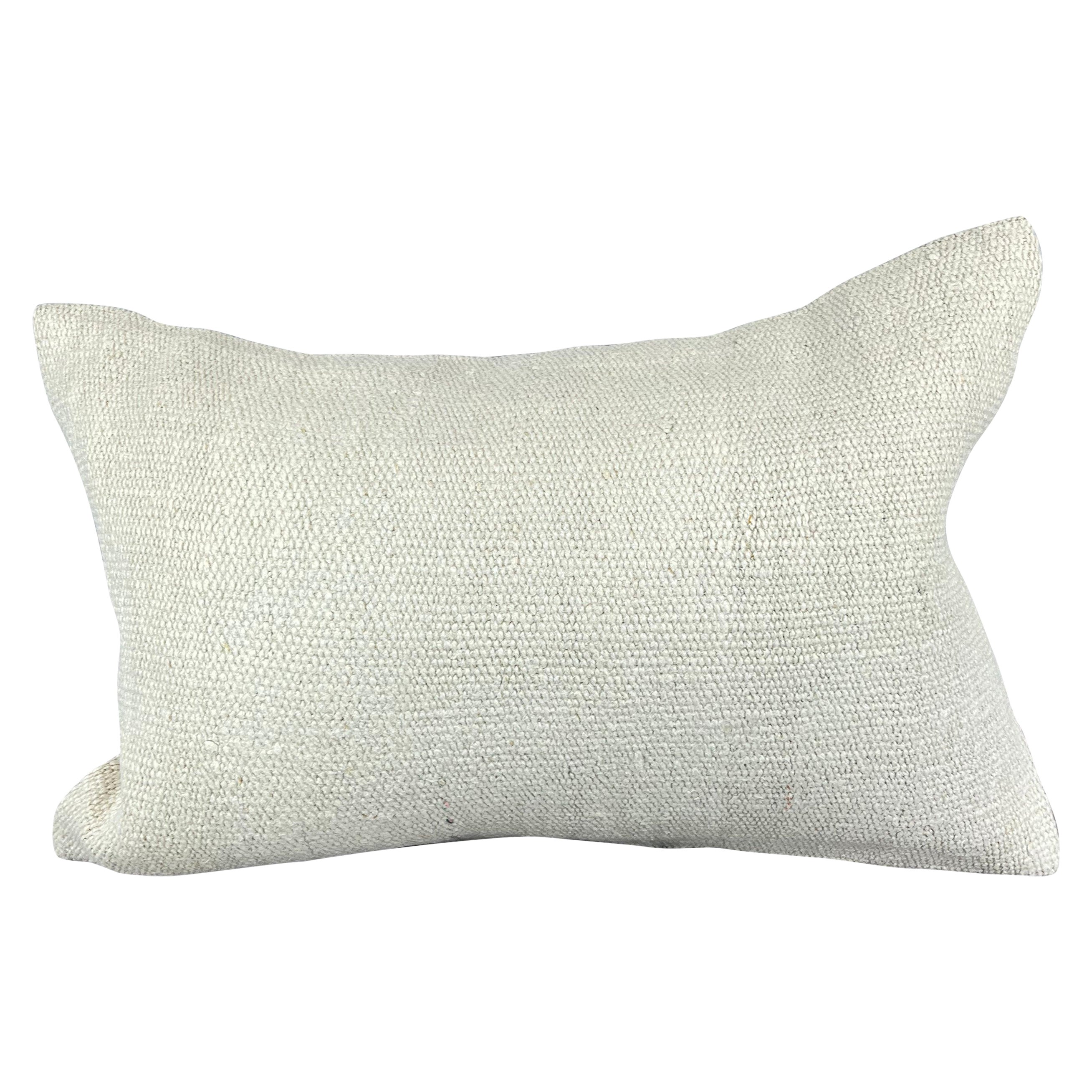 16 x 24 Cojín de cáñamo Cojín turco Cojín blanco natural Funda de cojín #6108 en venta