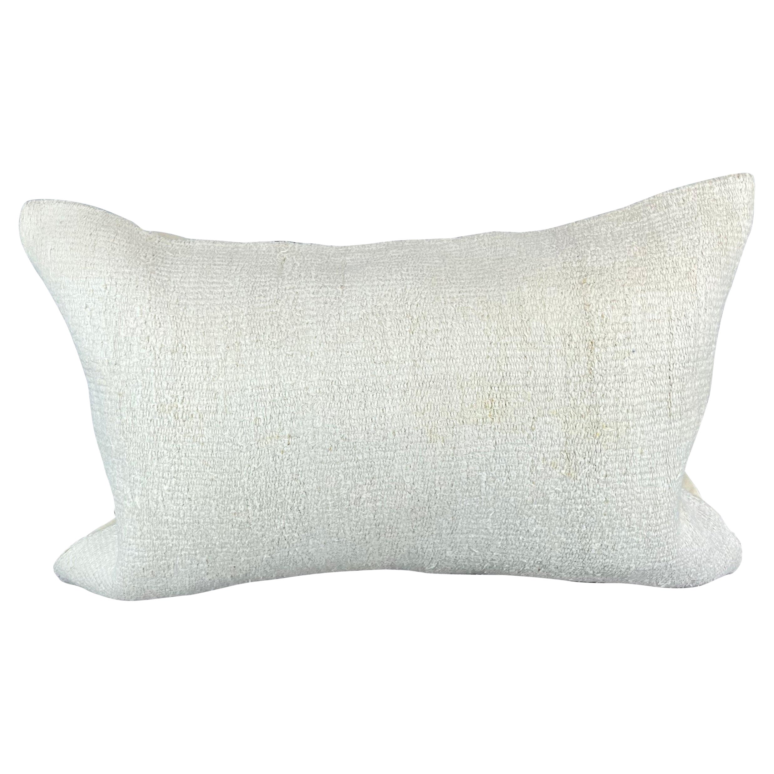 16 x 24 Hemp Pillow Turkish Cushion Natural White Pillow Cushion Cover #6087