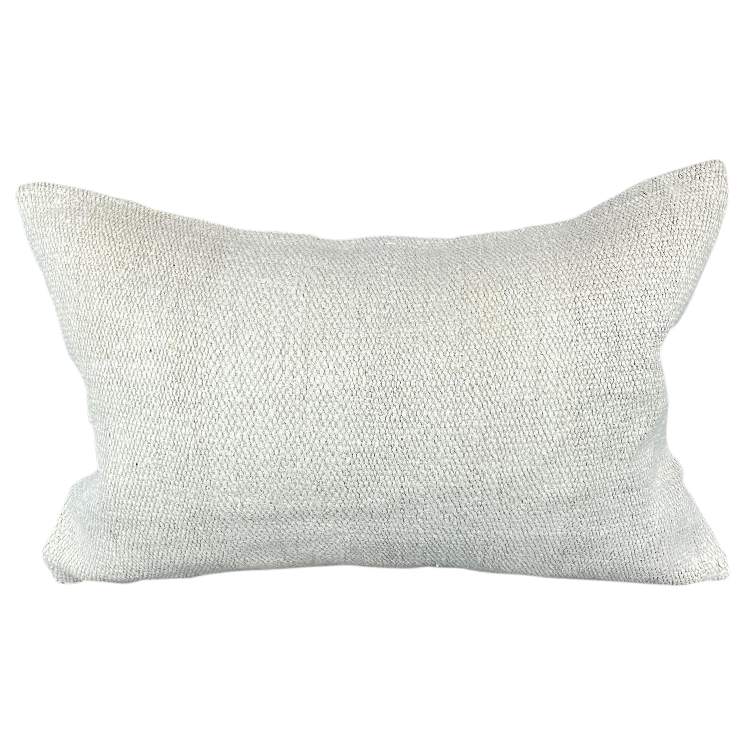 16 x 24 Hemp Kissen Türkisches Kissen mit natürlichem weißem Kissen-Kissenbezug #6093 im Angebot
