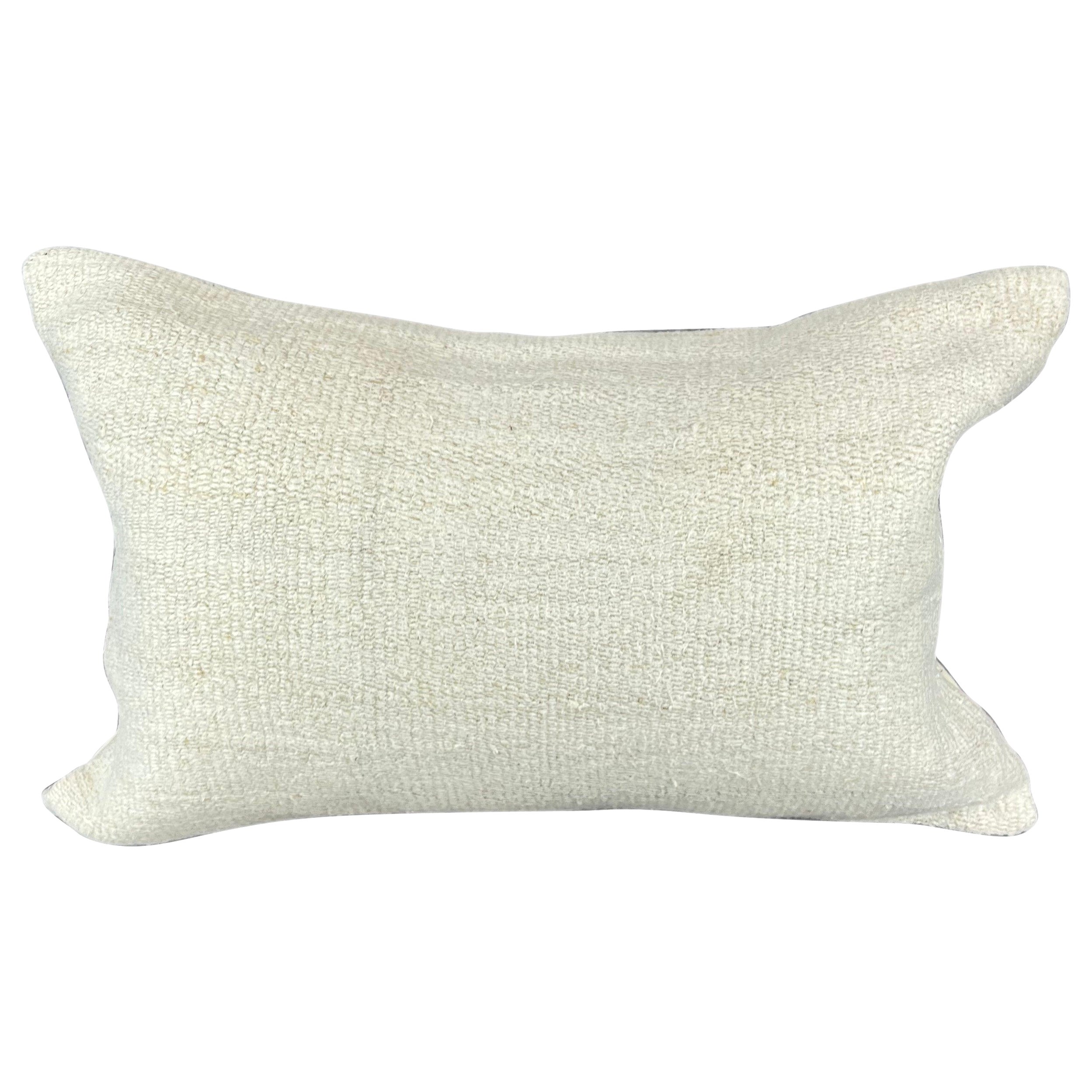 16 x 24 Zoll Kissen Türkisches Kissen mit Kissen im Kissenschliff, natürliches Weiß, Kissenbezug #6080 im Angebot
