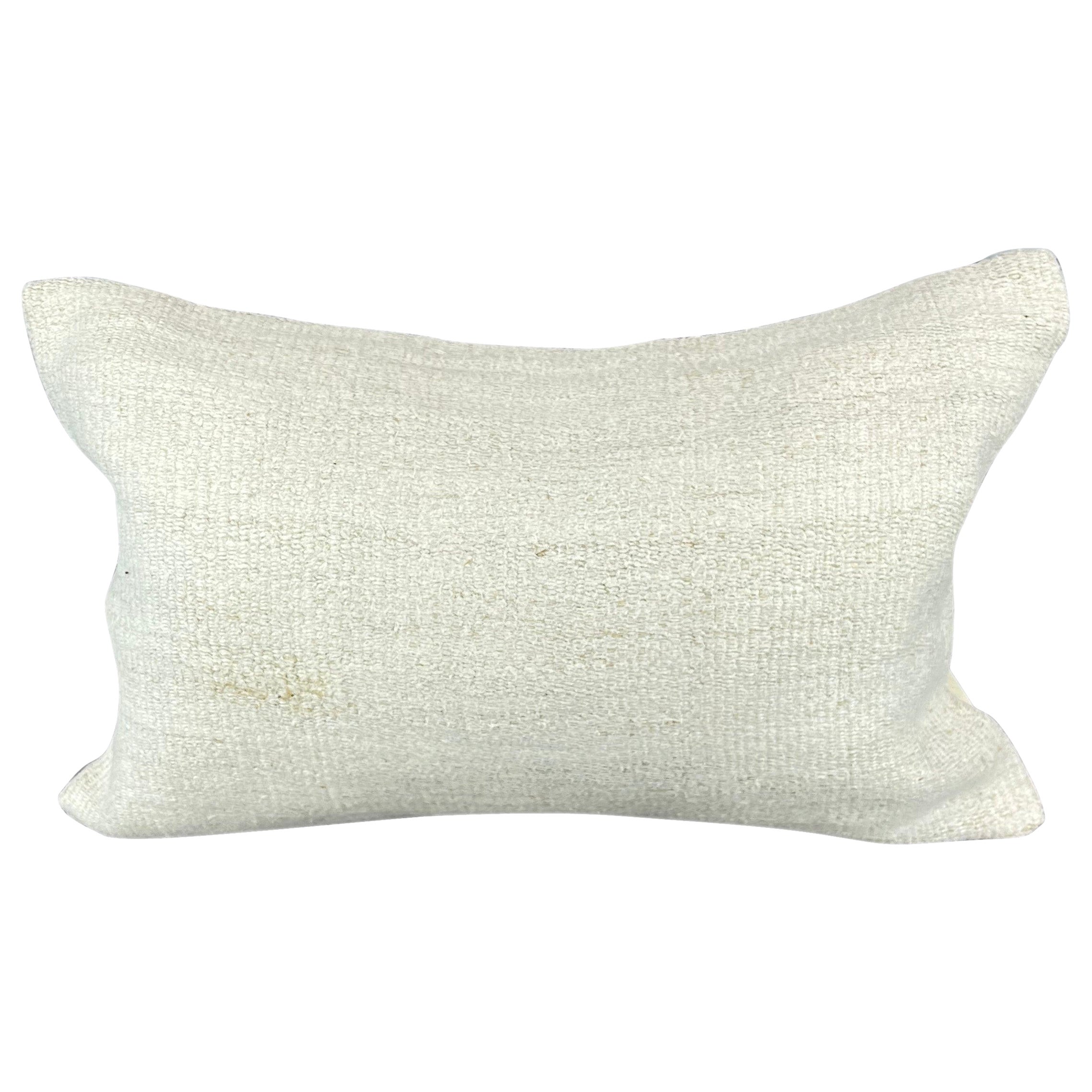 16 x 24 Cojín de cáñamo Cojín turco Cojín blanco natural Funda de cojín #6084 en venta