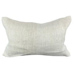 16 x 24 Hemp Pillow Turkish Cushion Natural White Pillow Cushion Cover #6135