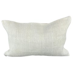 16 x 24 Cojín de cáñamo Cojín turco Cojín blanco natural Funda de cojín #6124