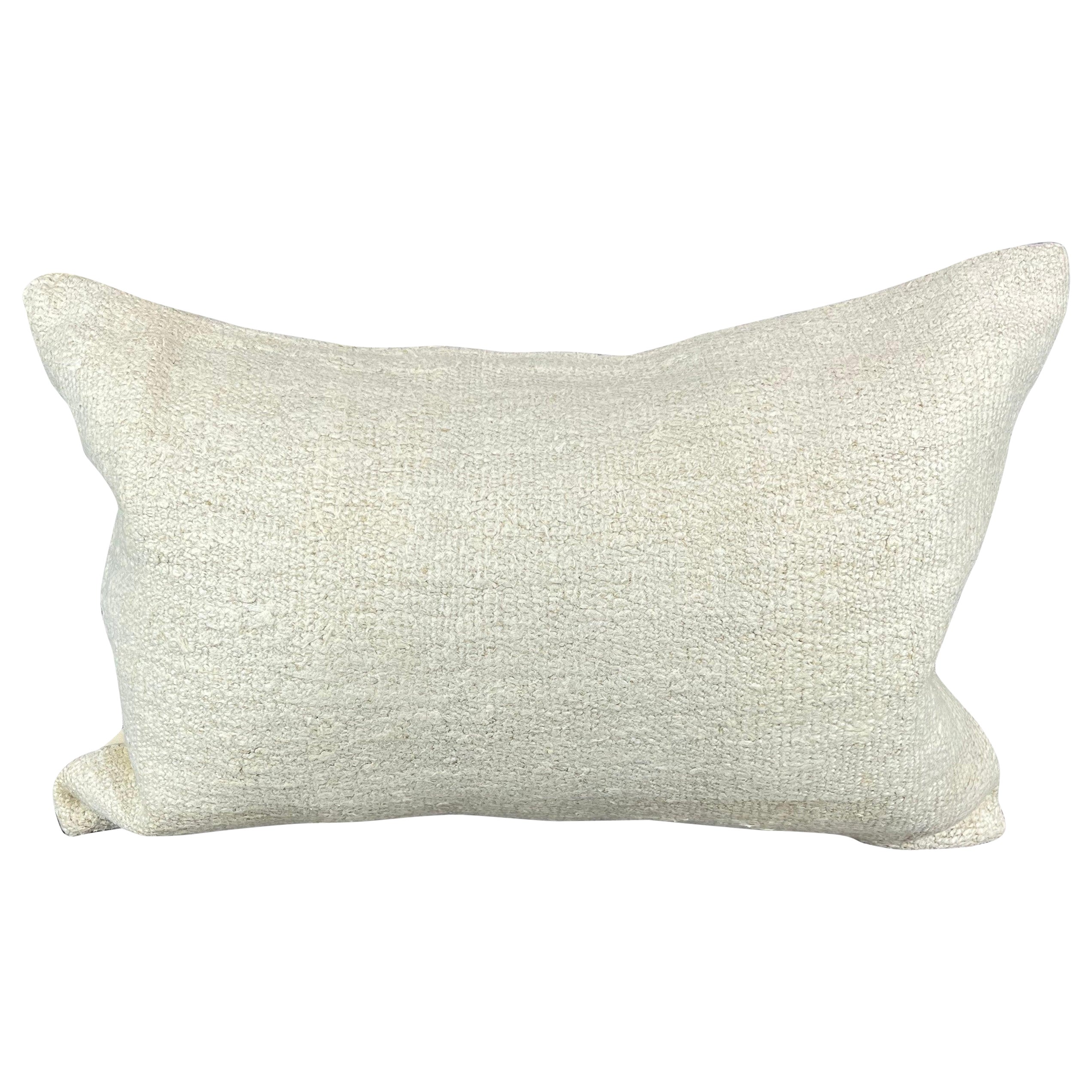 Coussin d'oreiller turc coussin blanc naturel 16 x 24 n° 6206