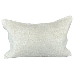 16 x 24 Cojín de cáñamo Cojín turco Cojín blanco natural Funda de cojín #6147