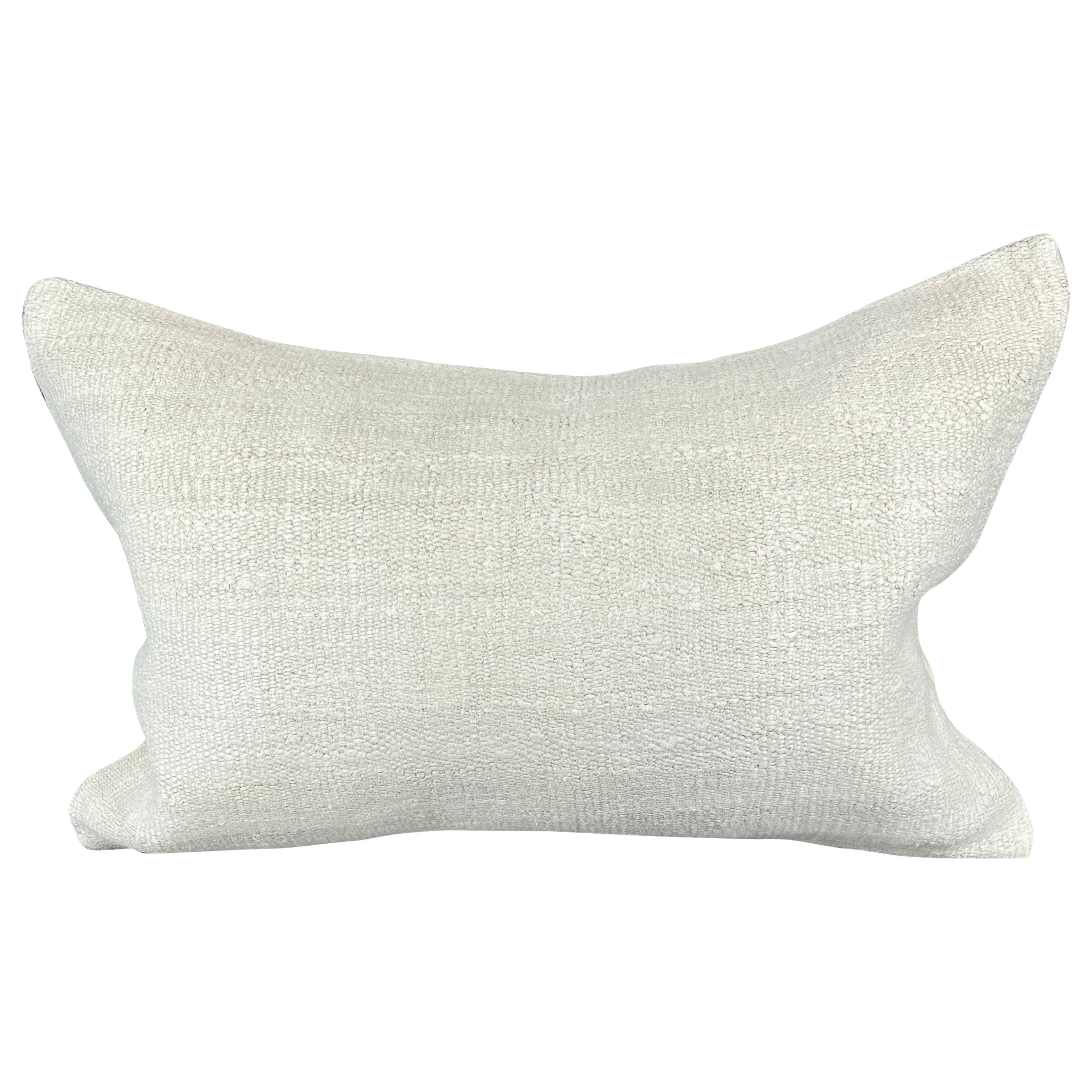 16 x 24 Hemp Pillow Turkish Cushion Natural White Pillow Cushion Cover #6150