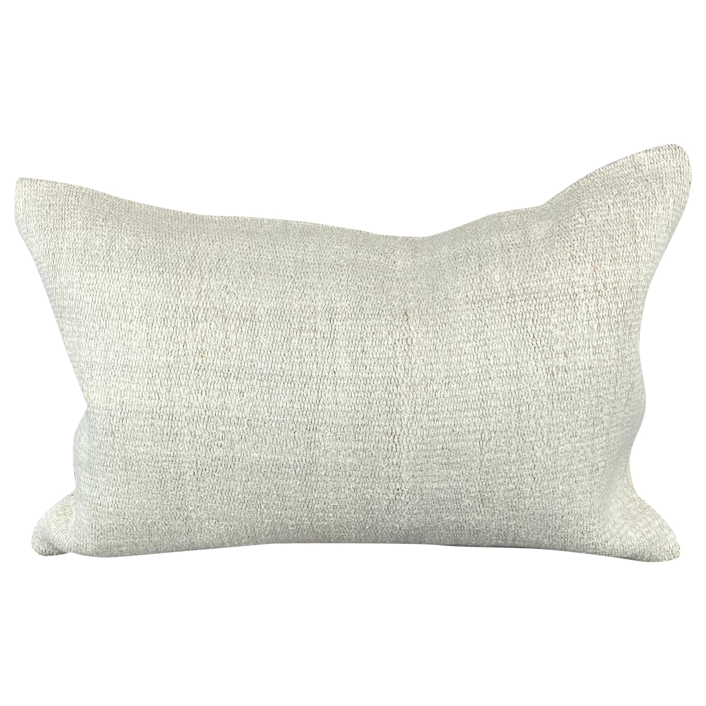 16 x 24 Hemp Kissen Türkisches Kissen mit natürlichem weißem Kissenbezug #6151 im Angebot