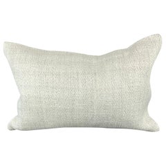 16 x 24 Cojín de cáñamo Cojín turco Cojín blanco natural Funda de cojín #6151
