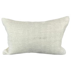 16 x 24 Cojín de cáñamo Cojín turco Cojín blanco natural Funda de cojín #6152