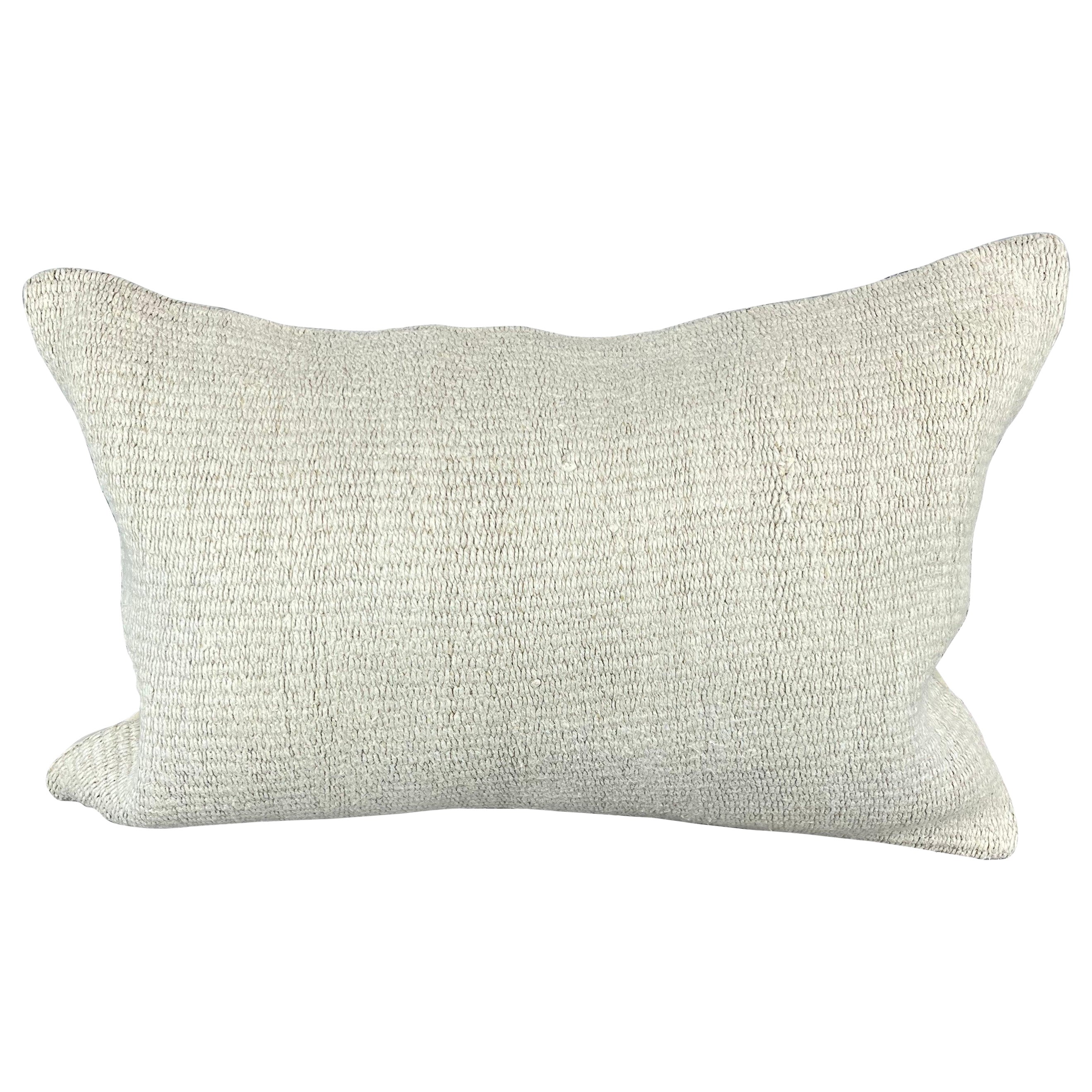 16 x 24 Cáñamo Cojín Turco Cojín Blanco Natural Funda de Cojín #6143 en venta