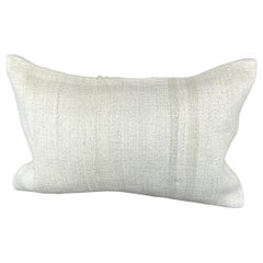 16 x 24 Cojín de cáñamo Cojín turco Cojín blanco natural Funda de cojín #6170