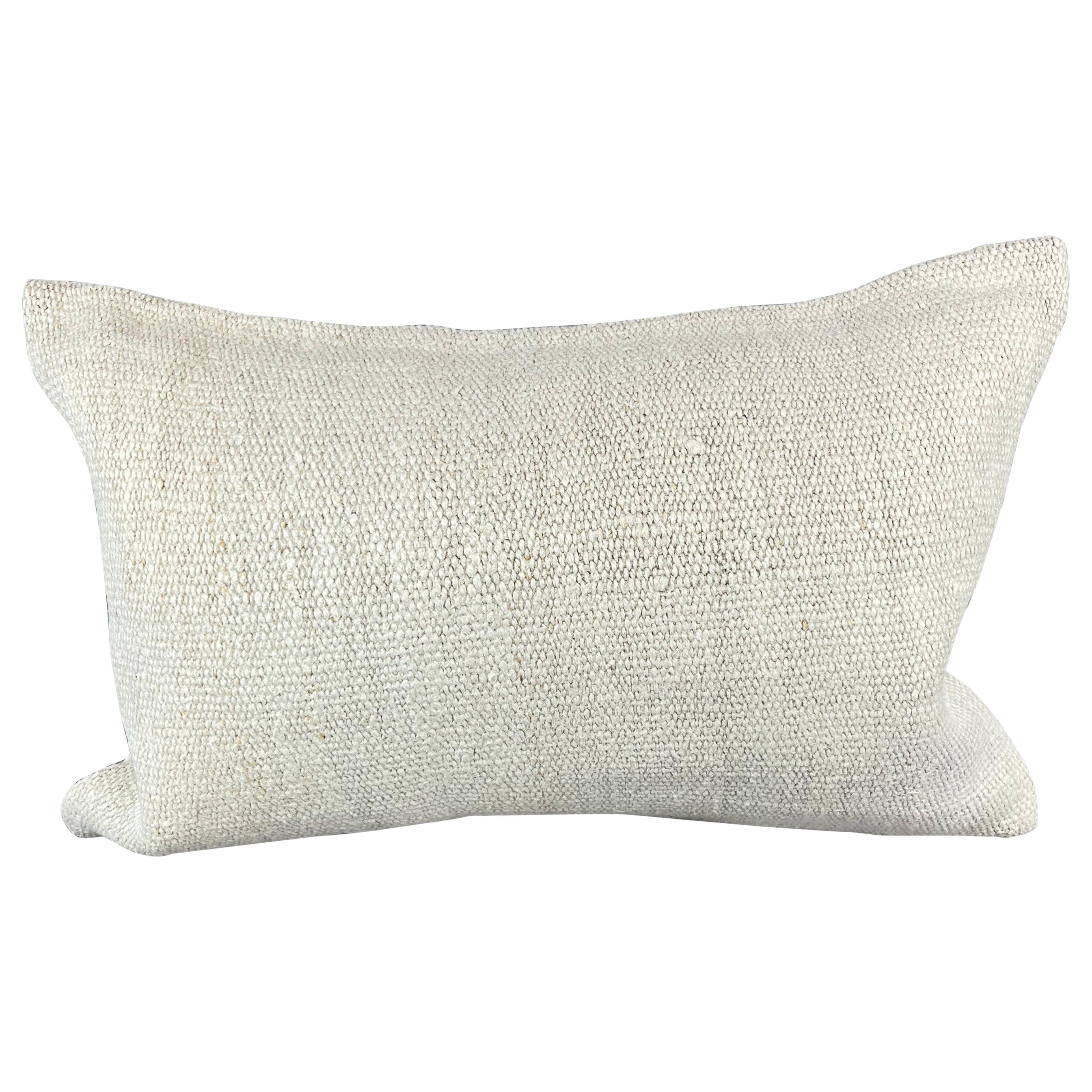 Coussin d'oreiller turc coussin blanc naturel 16 x 24 n° 6163