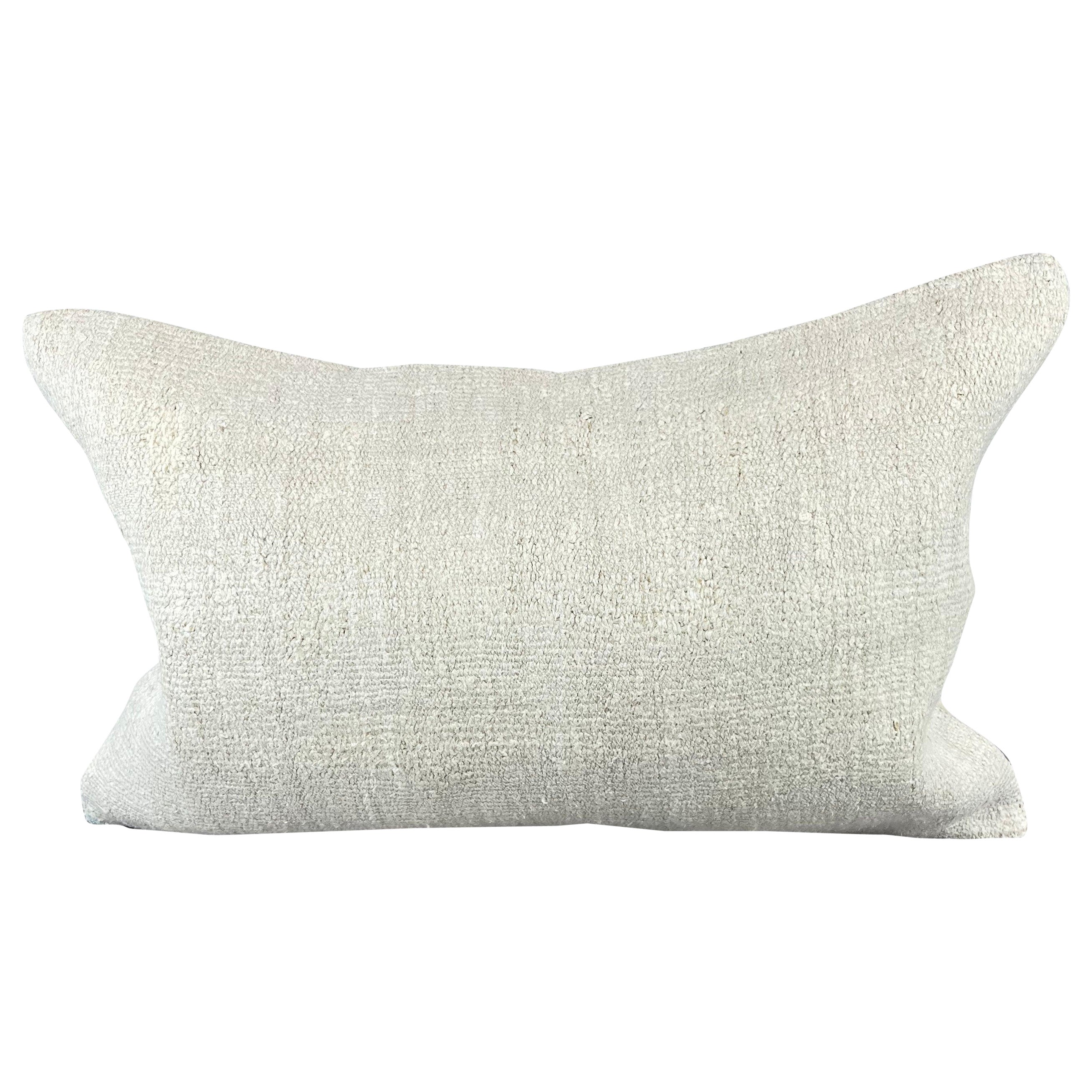 16 x 24 Cuscino in Canapa Cuscino Turco Nature Bianco Cuscino Copricuscino #6181