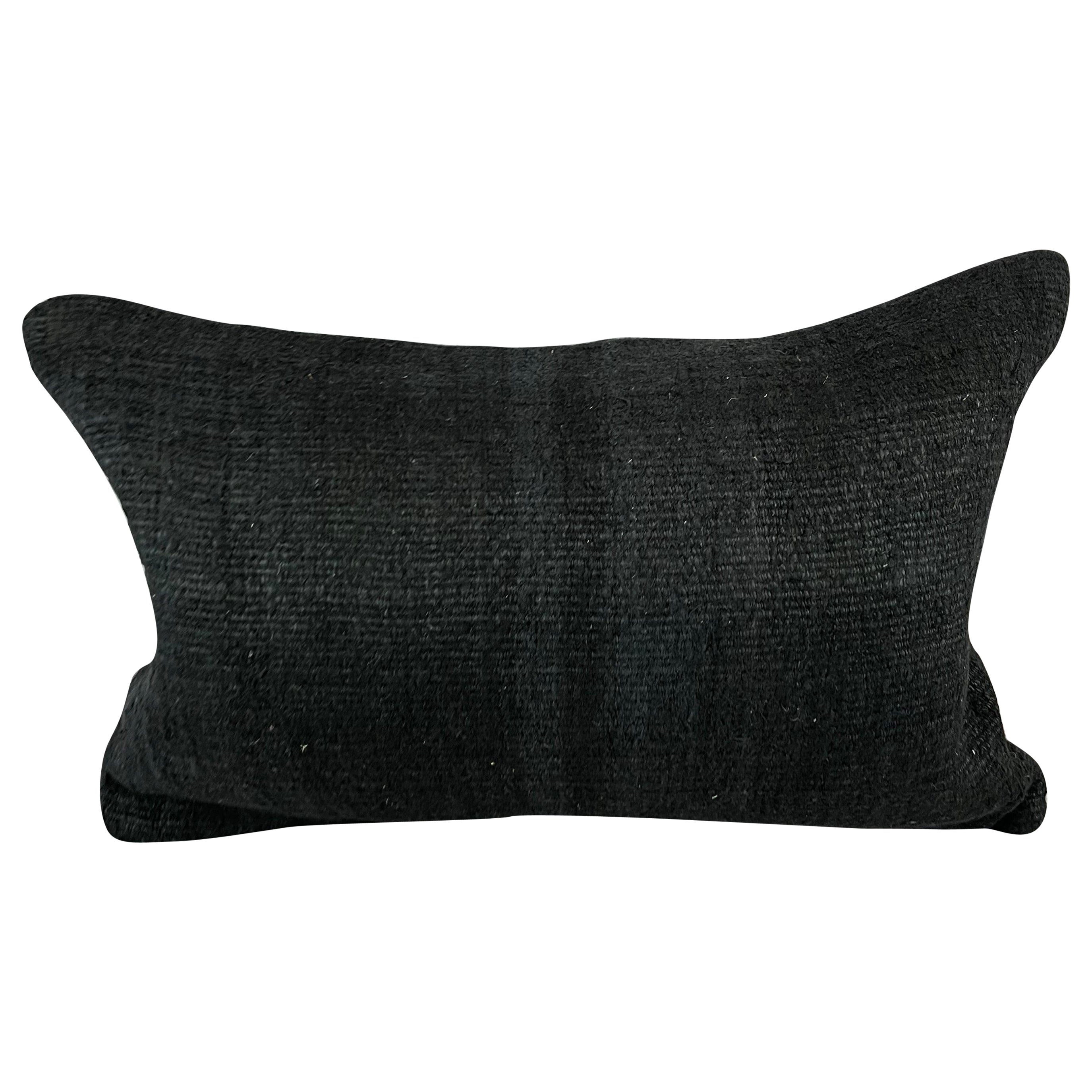 16 x 24 Cojín de Cáñamo Cojín Turco Natural Negro Funda de Cojín #6064