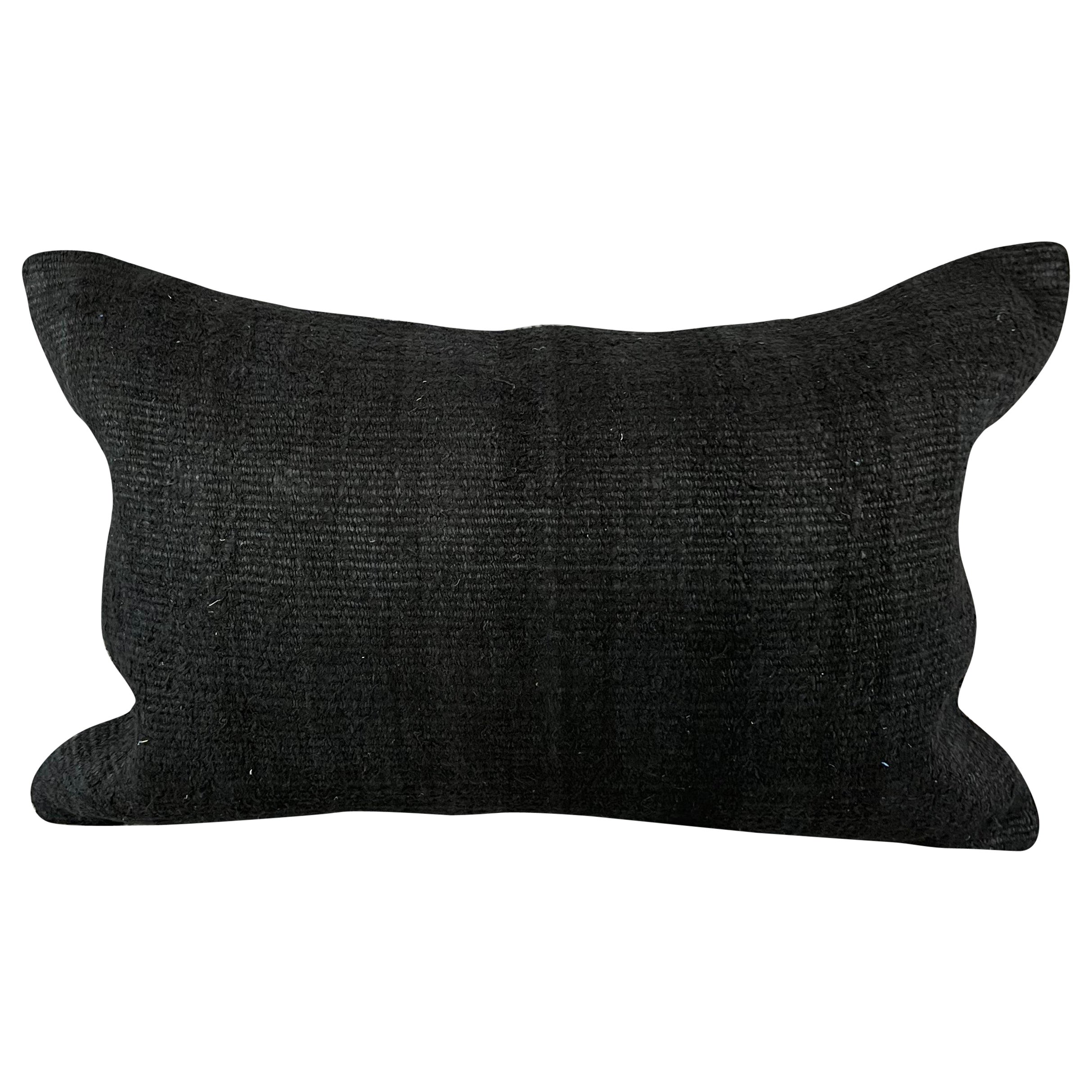 16 x 24 Cojín de Cáñamo Cojín Turco Natural Negro Funda de Cojín #6065