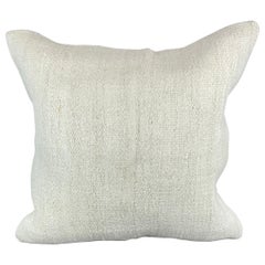 20 x 20 Hemp Türkisches Kissen, natürliches grauweißes Kissen, Kissenbezug #6497