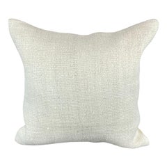 20 x 20 Cojín Turco de Cáñamo Blanco Grisáceo Natural Funda de Cojín #6499