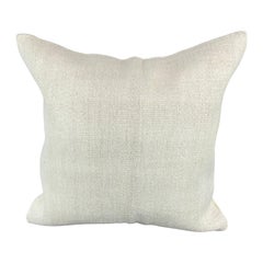 20 x 20 Cuscino Turco in Canapa Nature Grigio Bianco Copricuscino #6574