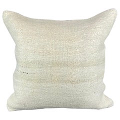 20 x 20 Hemp Türkisches Kissen, natürliches grauweißes Kissen-Kissenbezug #6567