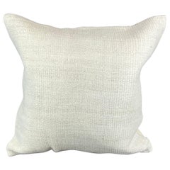 Coussin de coussin turc à ourlet 20 x 20, blanc naturel grisâtre, couvercle n° 6579