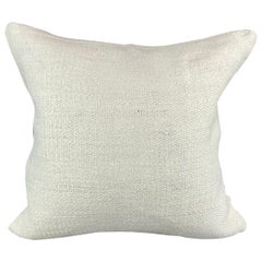 20 x 20 Hemp Türkisches Kissen, natürliches grauweißes Kissen, Kissenbezug #6608