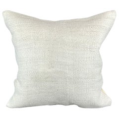 20 x 20 Hemp Türkisches Kissen, natürliches grauweißes Kissen-Kissenbezug #6603 mit Kissen-Saum