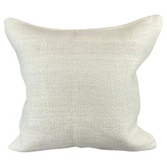 20 x 20 Hemp Türkisches Kissen, natürliches grauweißes Kissen, Kissenbezug #6606